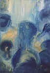 "The Sigh" encaustic art by elisabeth van uden  80cm x 100cm