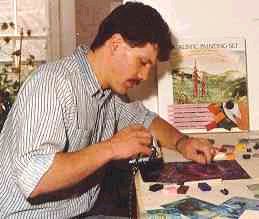 Michael at work in 1989