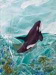 Janette Shead - Encaustic Artist -  Killer Whale