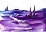 fantasy castle pathway